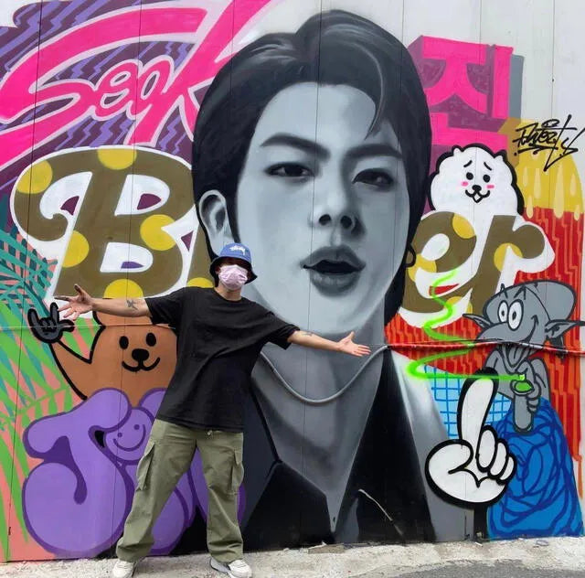 Exploring Creative Fusion: K-Pop Inspiration in Modern Graffiti