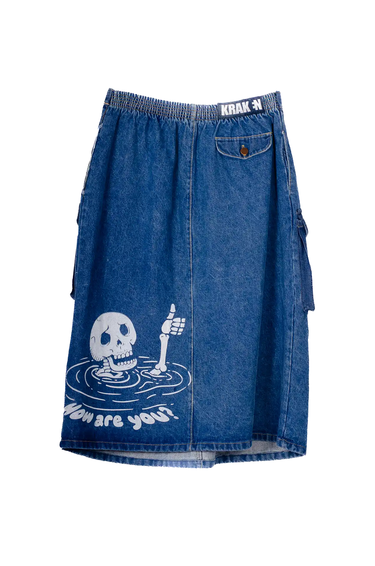 QLQ Upcycled Denim Unisex Skirt - One of one