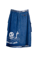 QLQ Upcycled Denim Unisex Skirt - One of one