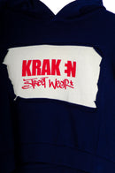 Kraken Cropped Upcyled Hoodie - One of one