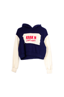 Kraken Cropped Upcyled Hoodie - One of one