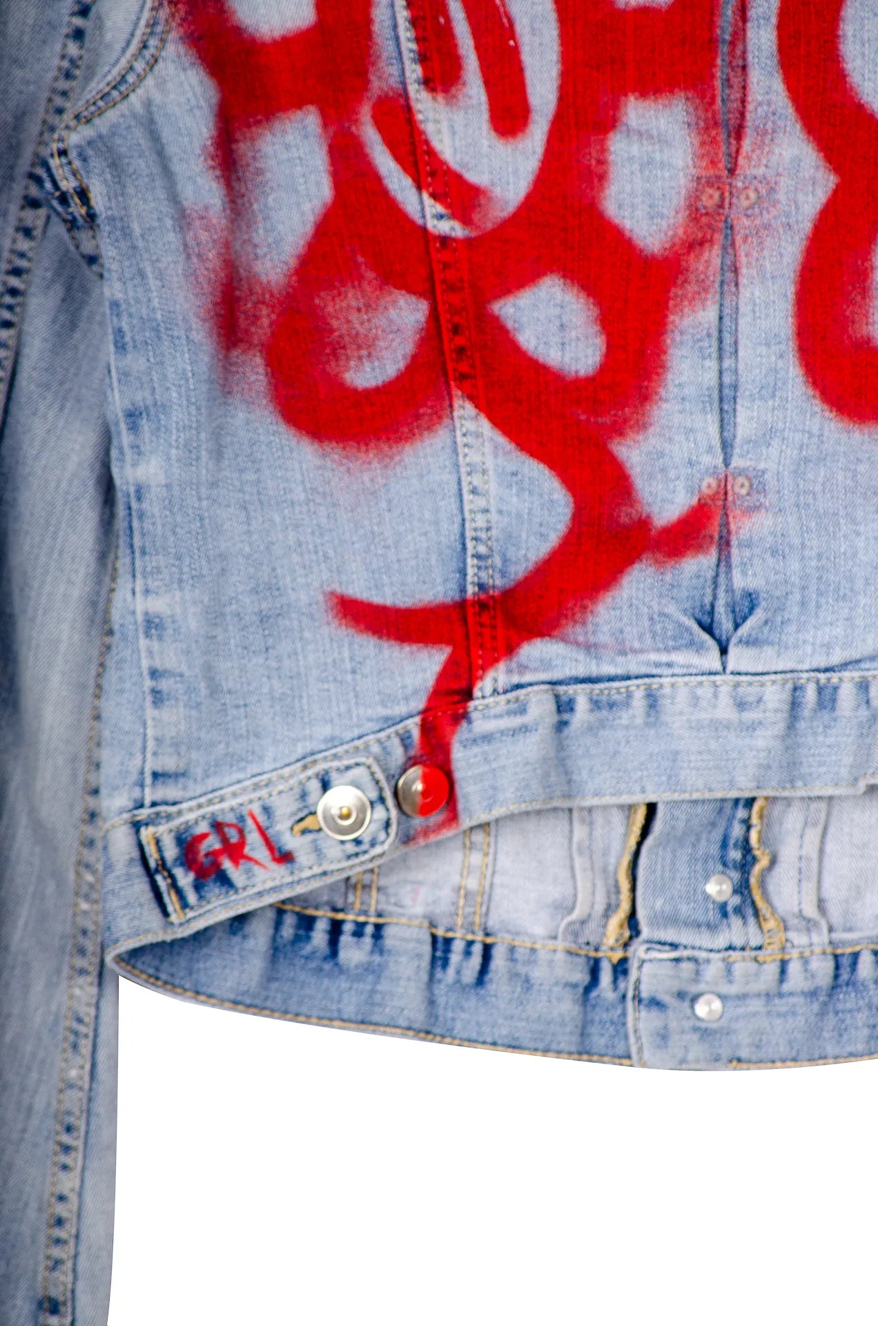Girl Power Reworked Denim Jacket - One of one