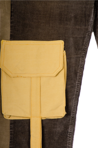 Honey Bear Upcycled Pants - One of one
