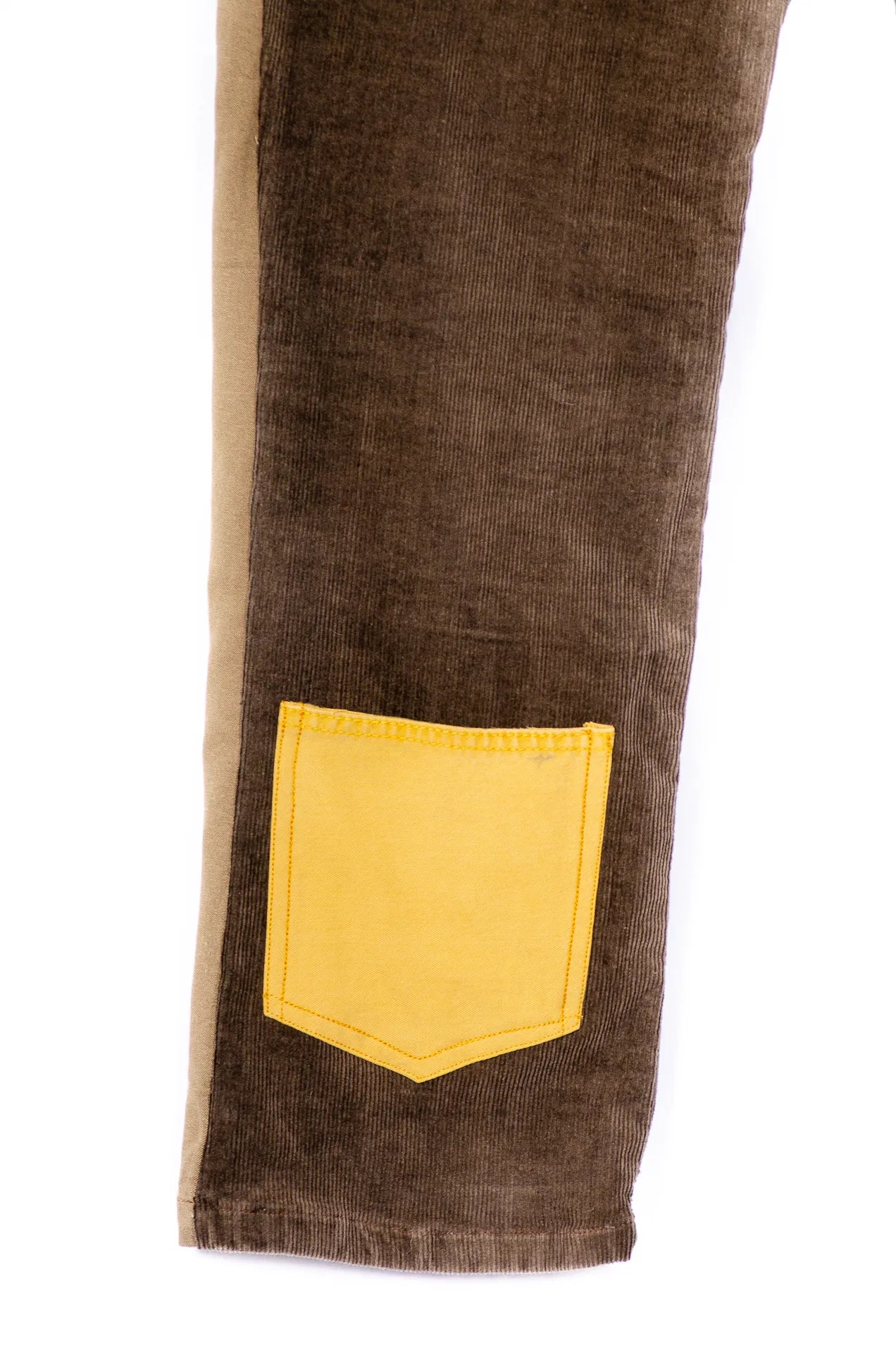Honey Bear Upcycled Pants - One of one