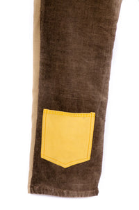 Honey Bear Upcycled Pants - One of one