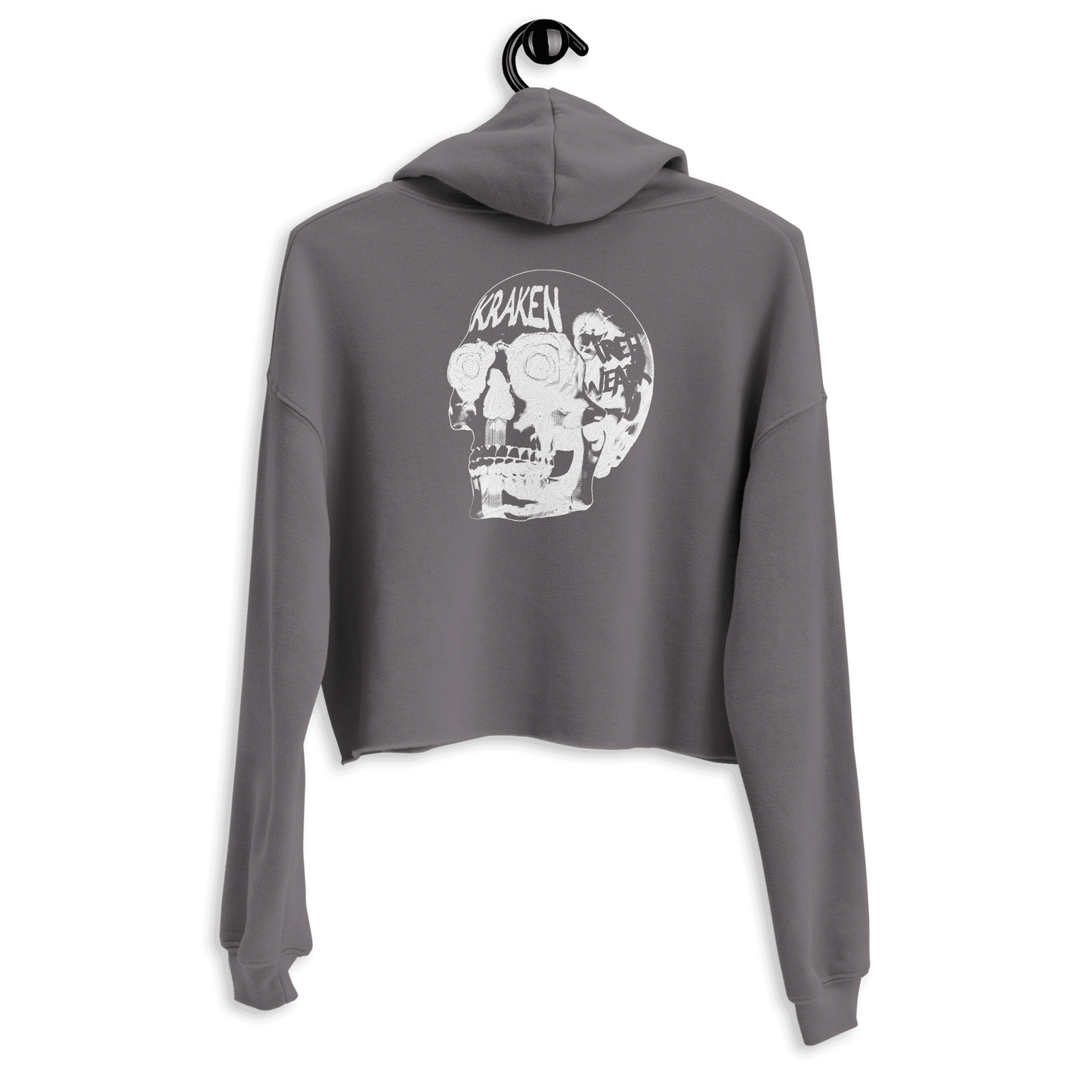 Sudadera Crop Kraken Skull