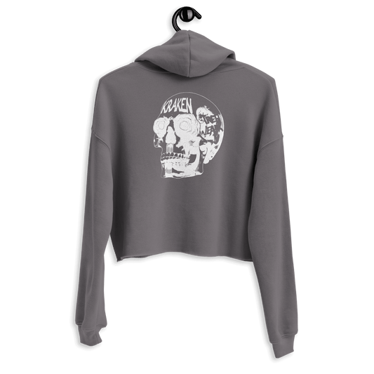 Sudadera Crop Kraken Skull